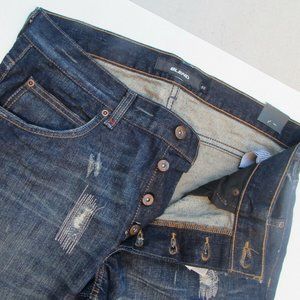 NWT Mens Blend button fly  32WX43L ,loose fit,straight leg european style -Lot2E